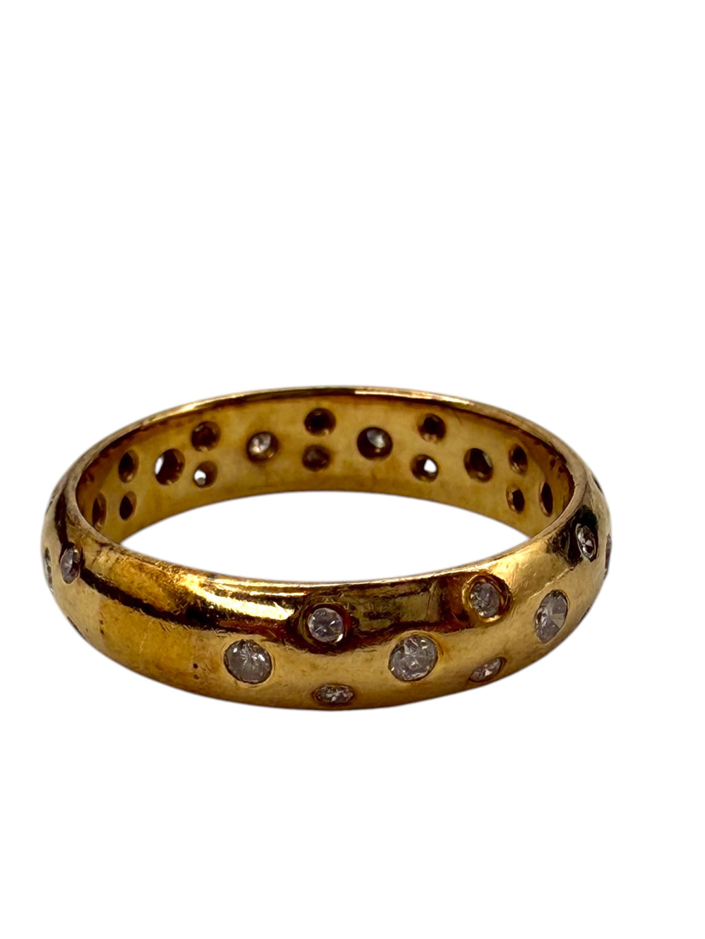 18k Etoile Diamond Band Ring