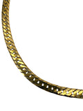 14k Flat Curb Necklace
