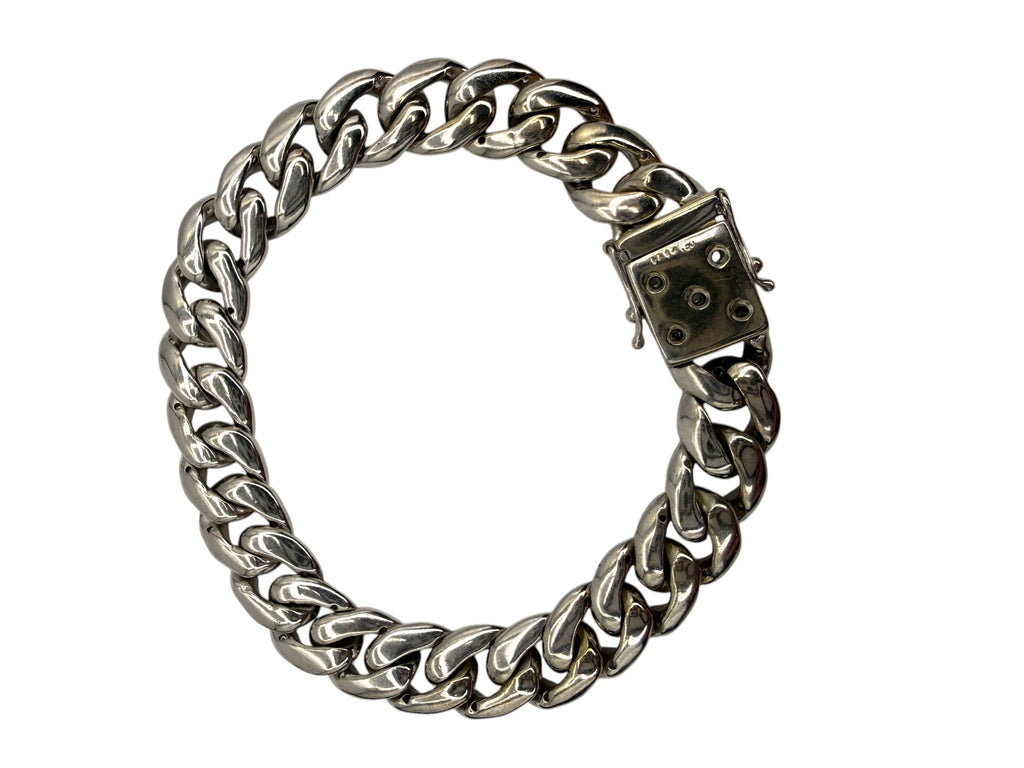 18k Diamond Curb Bracelet
