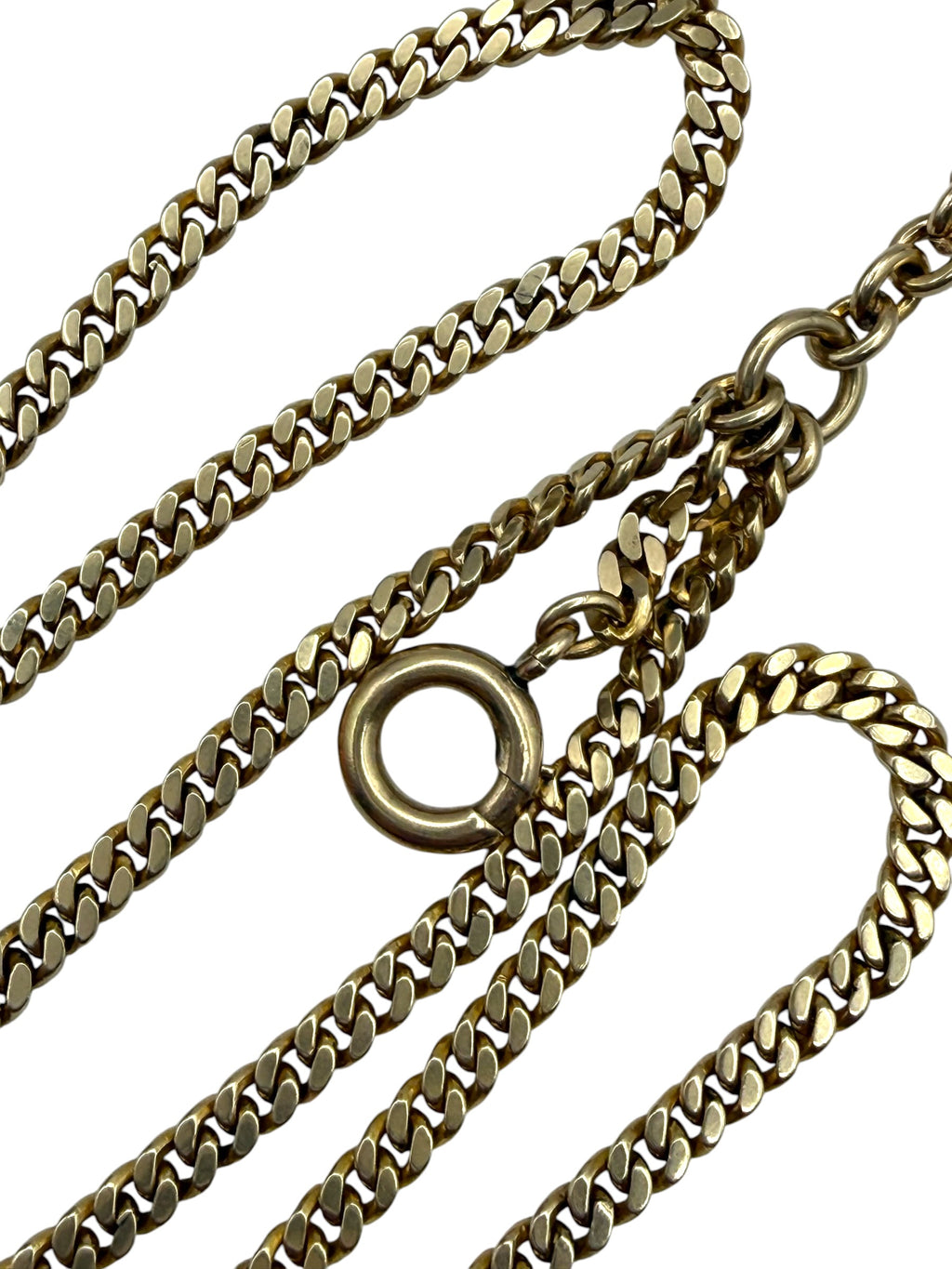 14k Antique Curb Watch Chain