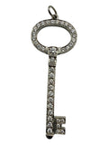 TIffany Platinum Diamond Key Pendant