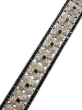 18k Sapphire Diamond Clover Bracelet