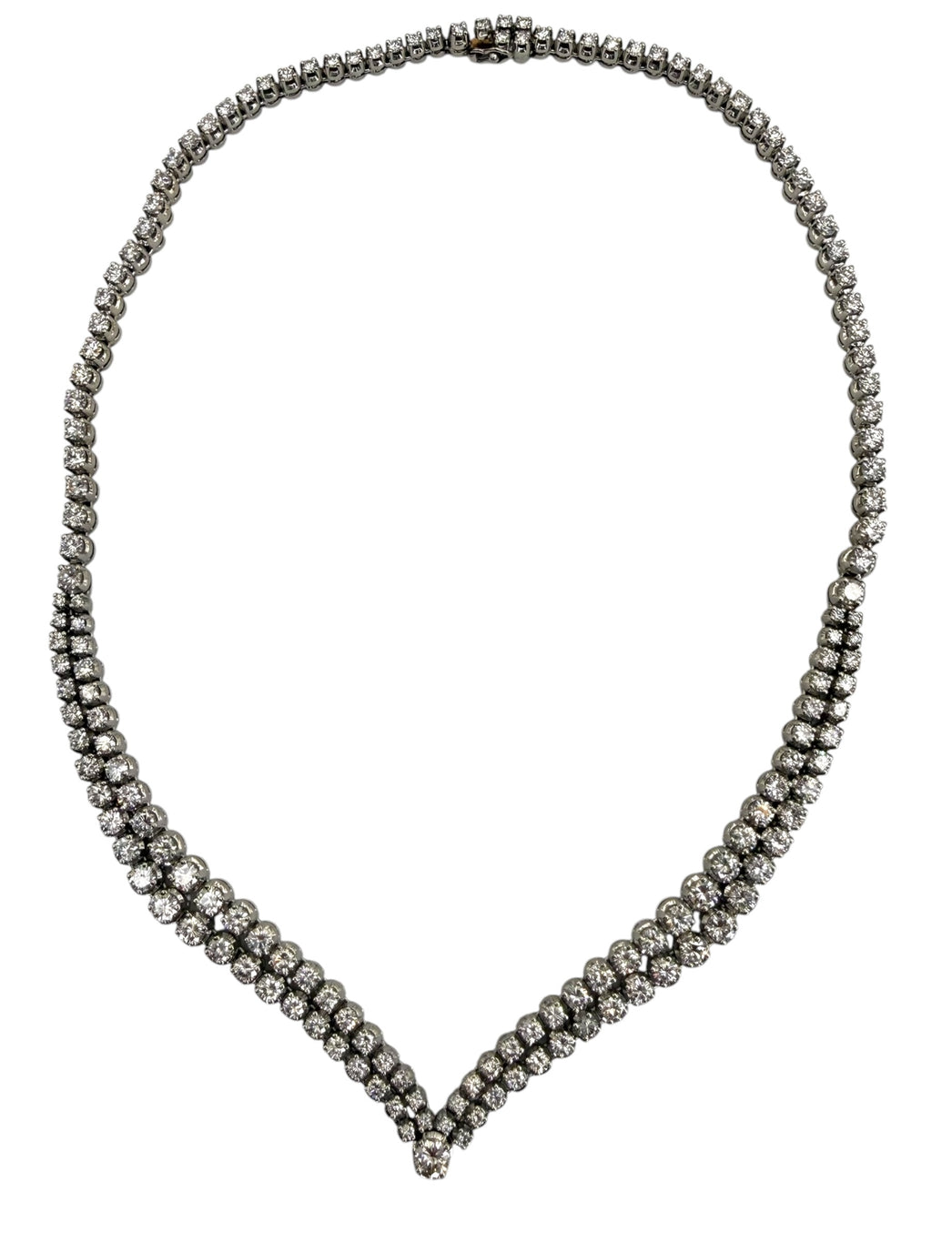 18k Princess Diamond Dinner Necklace