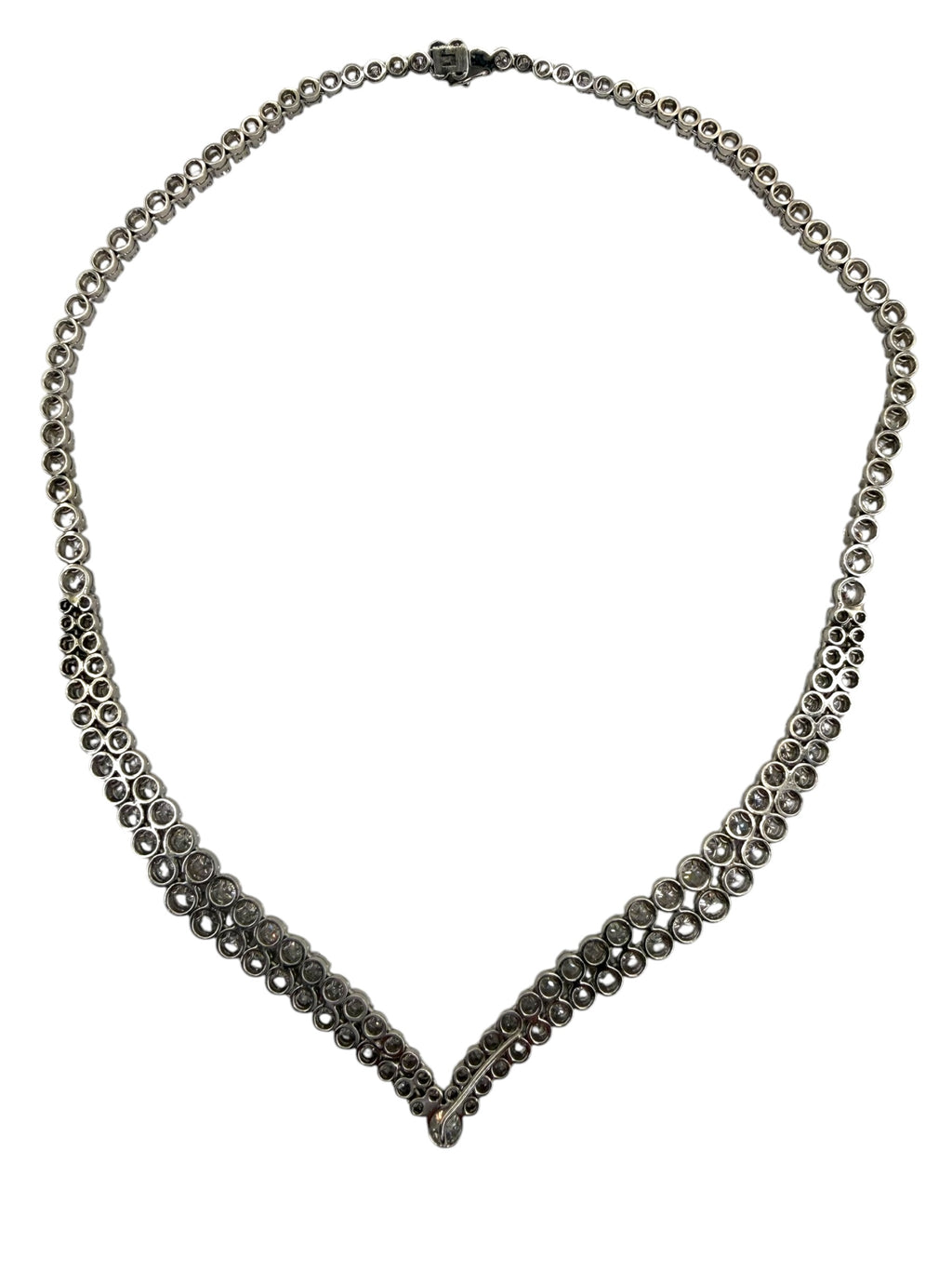 18k Princess Diamond Dinner Necklace