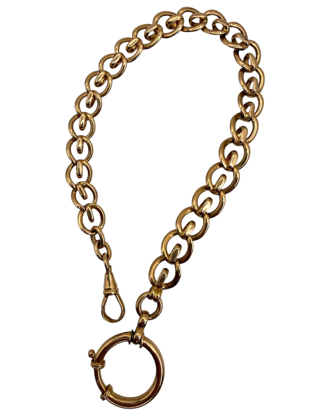 14k Rose Gold Watch Chain