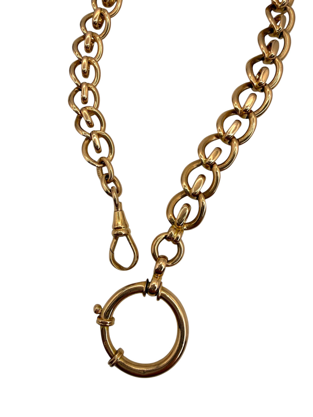 14k Rose Gold Watch Chain