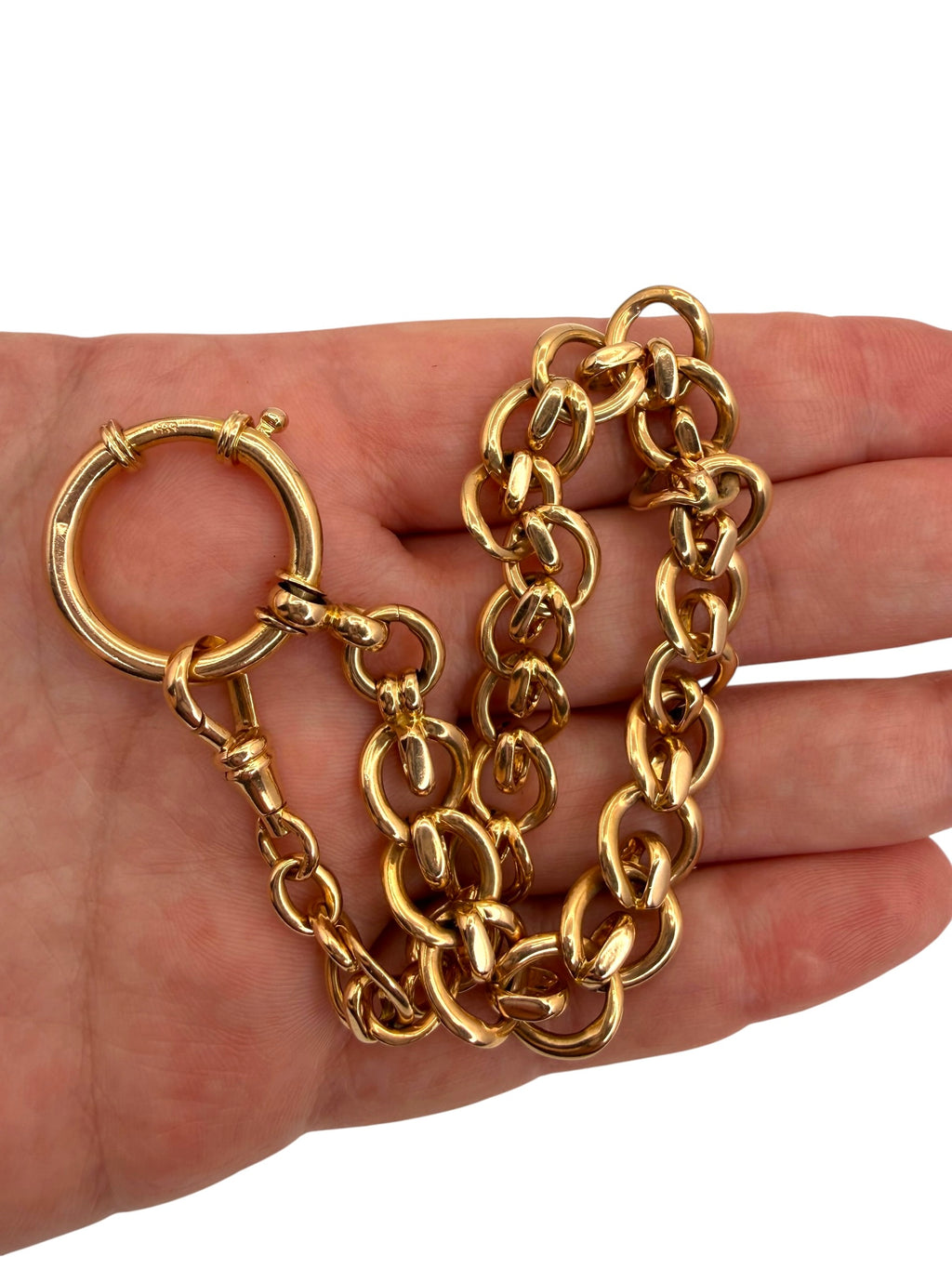 14k Rose Gold Watch Chain