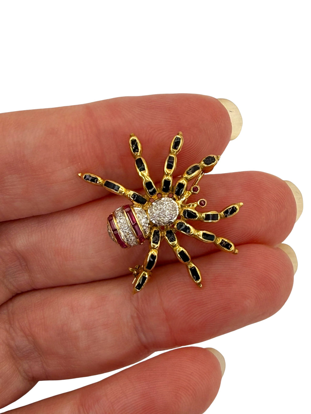 14k Tarantula Brooch