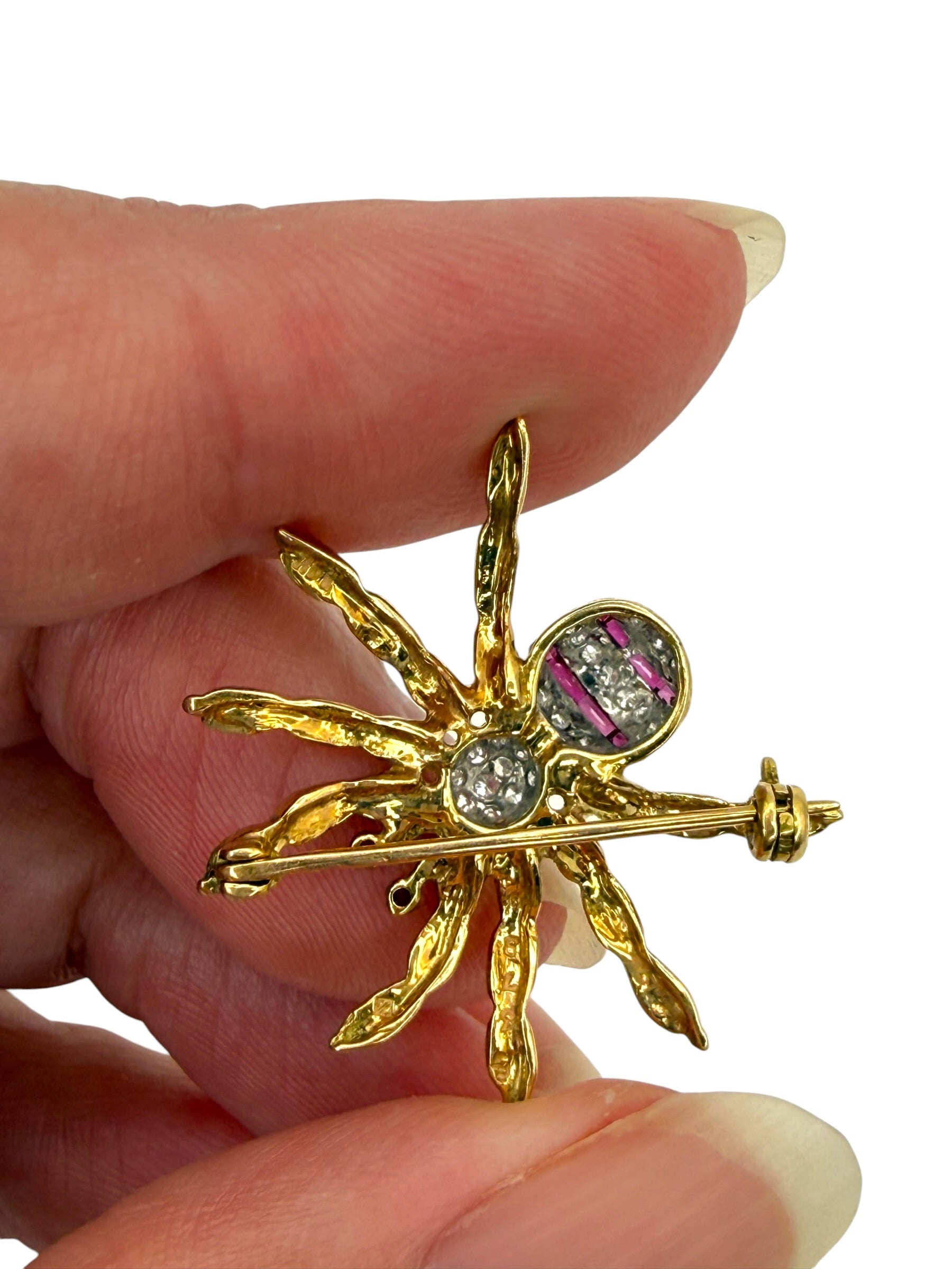 14k Tarantula Brooch