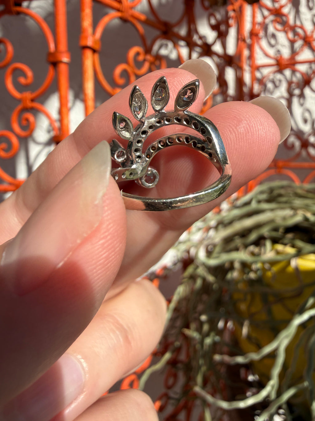 14k 1950s Cocktail Ring