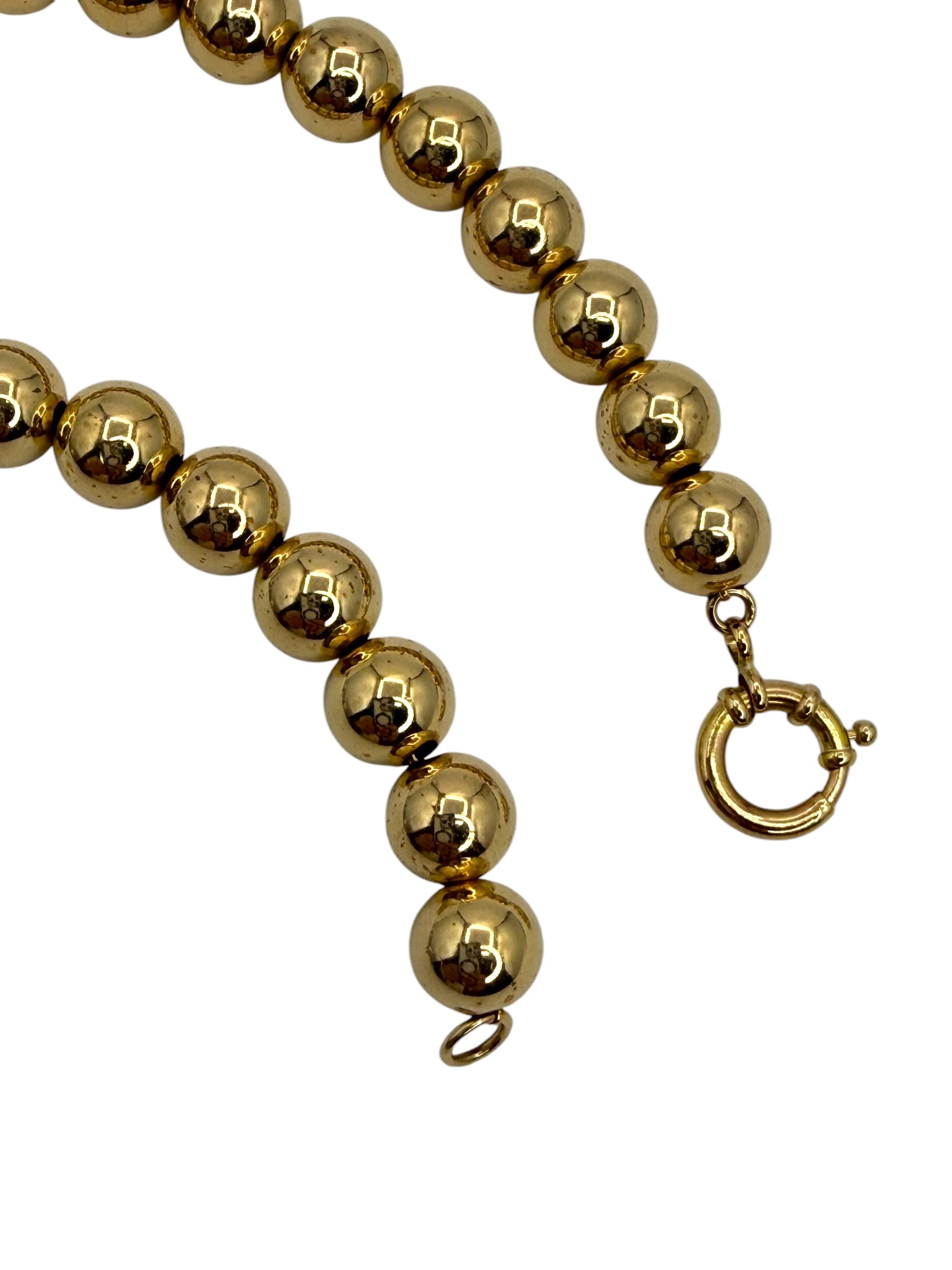 14k Ball Bracelet