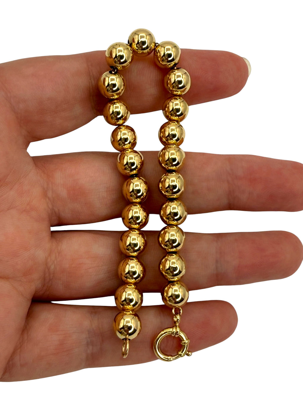14k Ball Bracelet