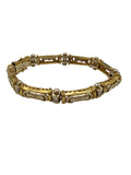 14k Snaffle Bit Diamond Bracelet