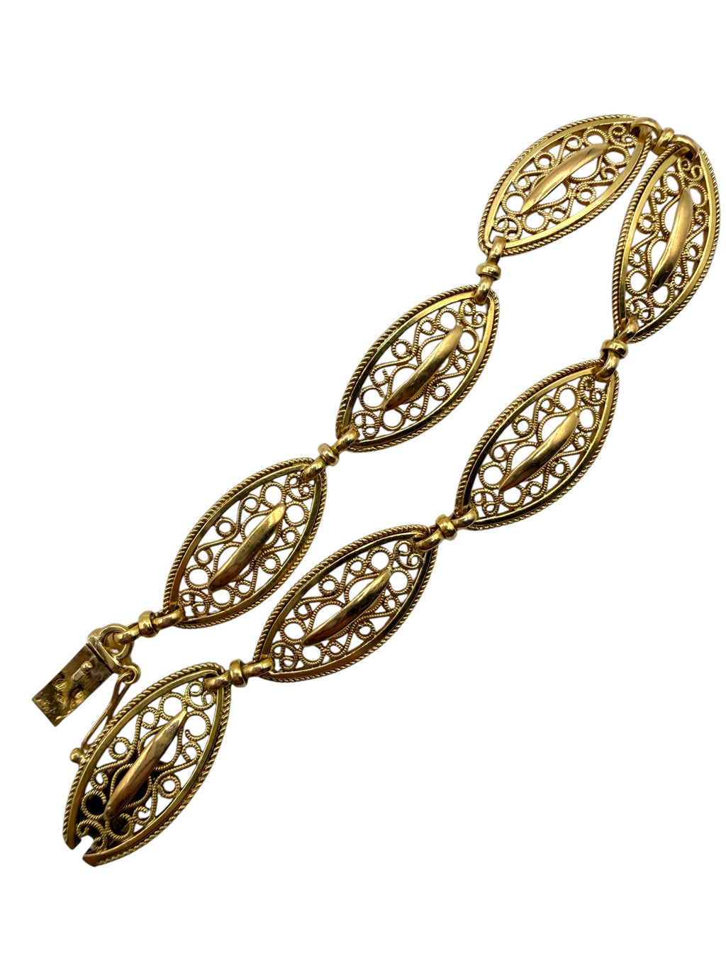 18k French Filigree Bracelet