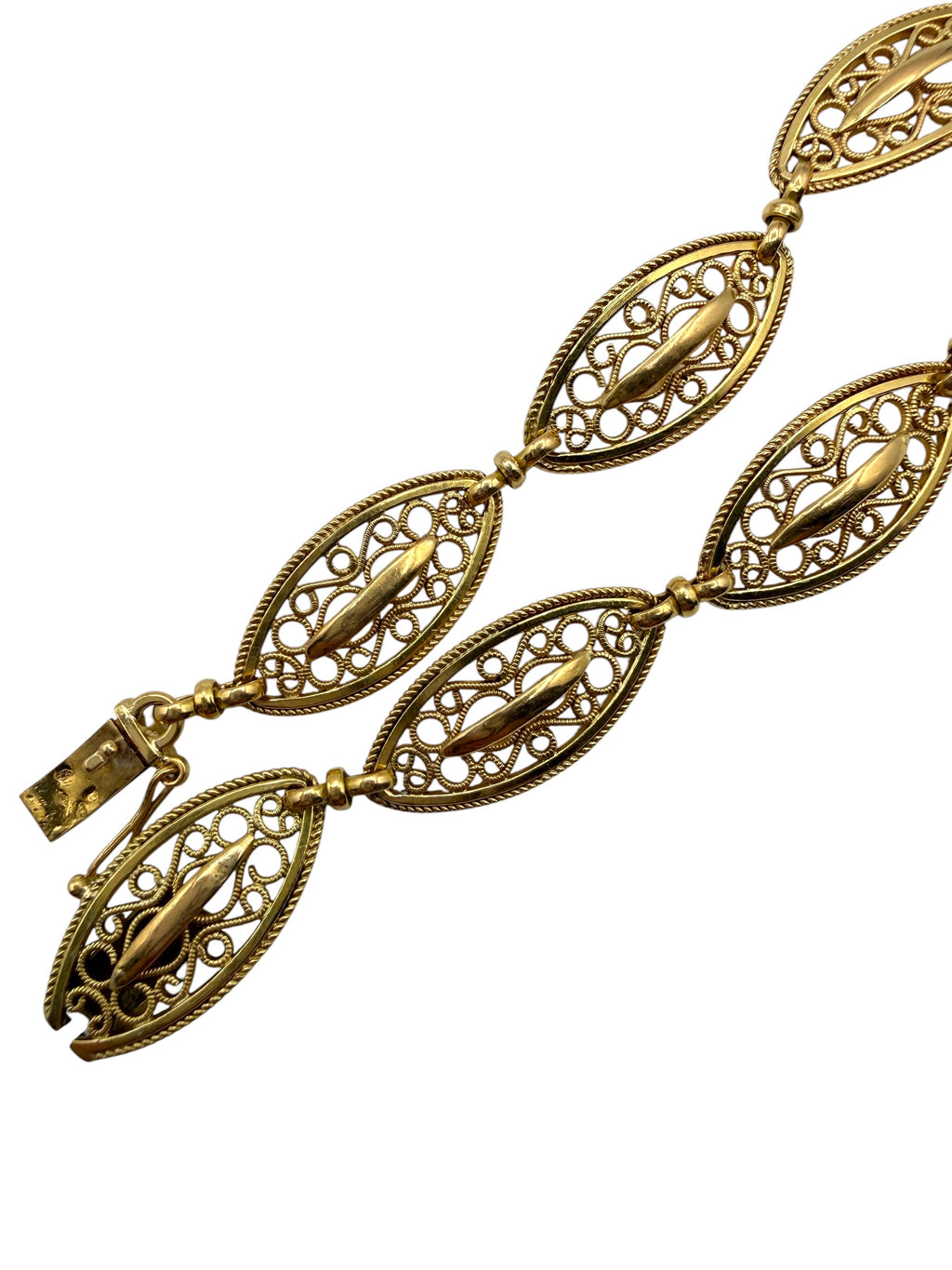 18k French Filigree Bracelet