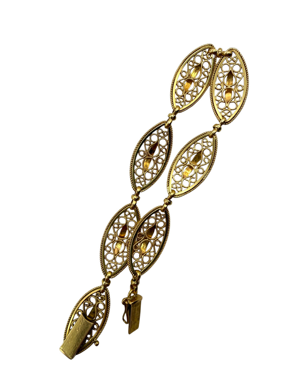 18k French Filigree Bracelet