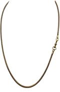 18k Antique Wheat Link Necklace