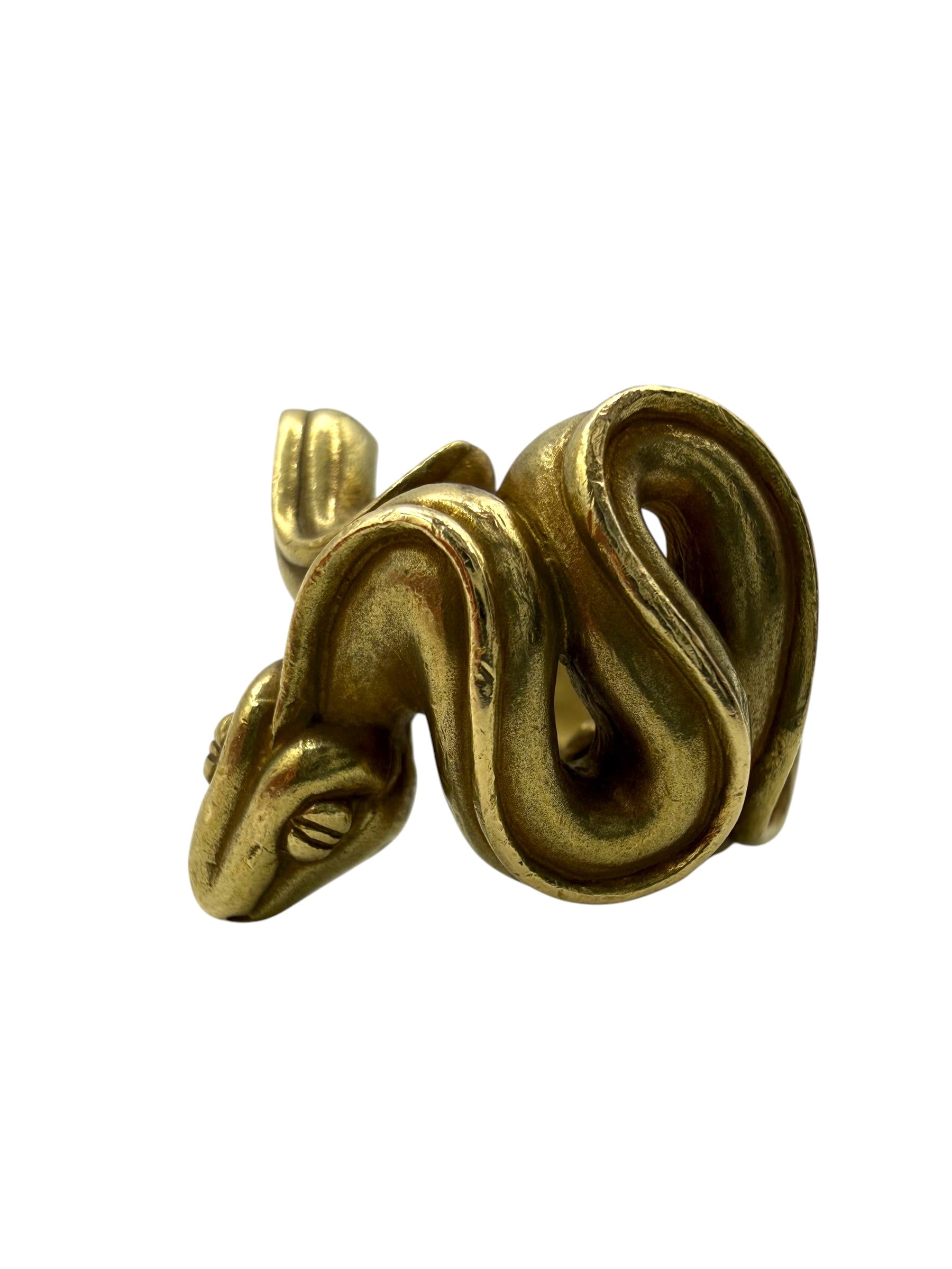 18k Kieselstein-Cord Snake Ring