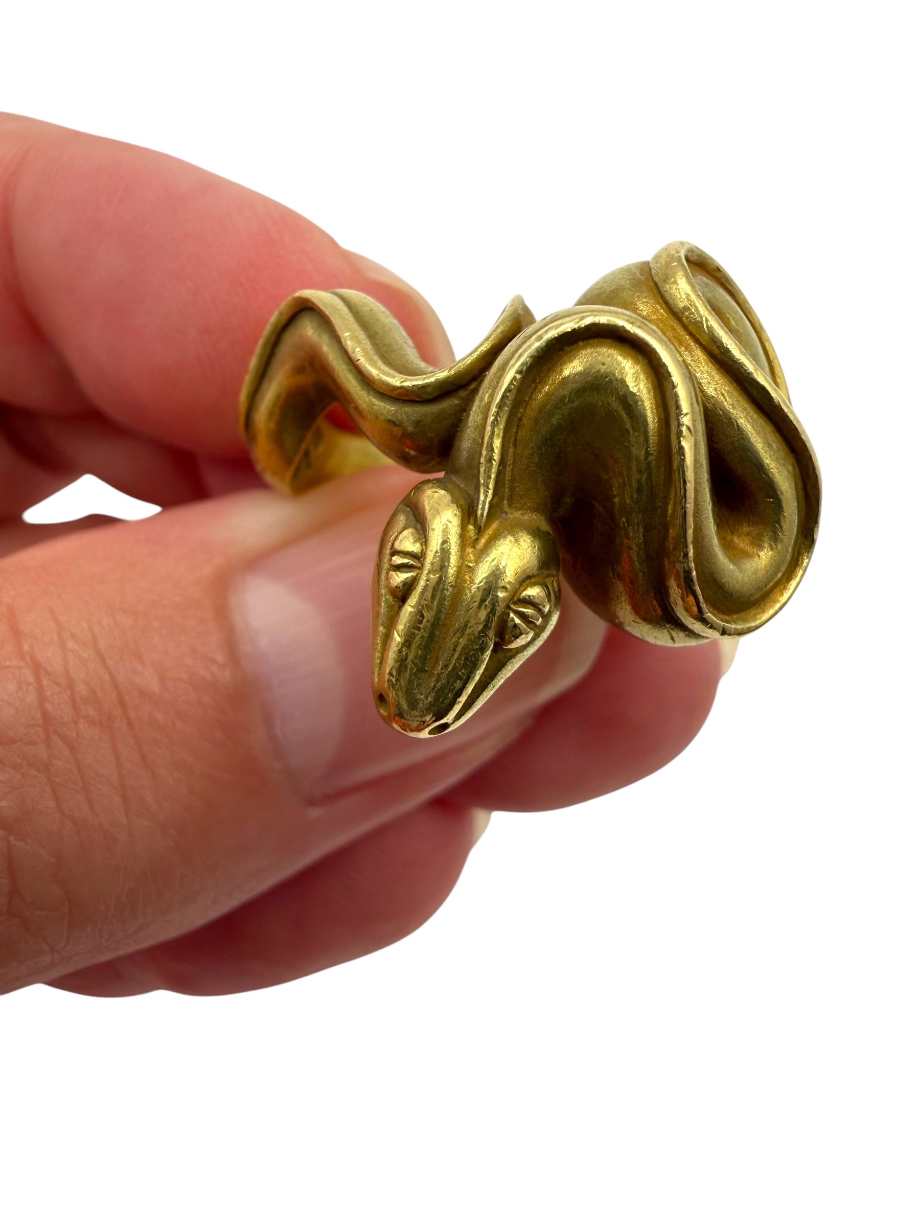18k Kieselstein-Cord Snake Ring