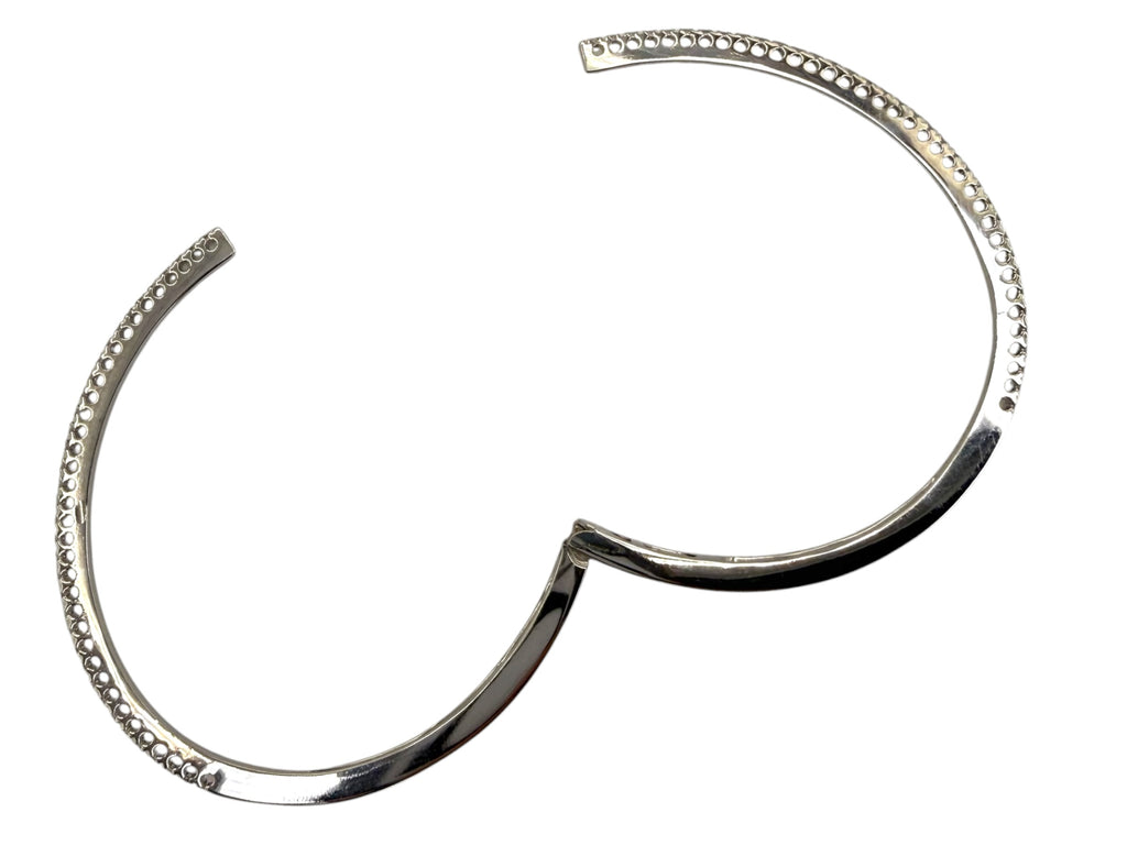 18k Diamond Clamper Bangle Bracelet