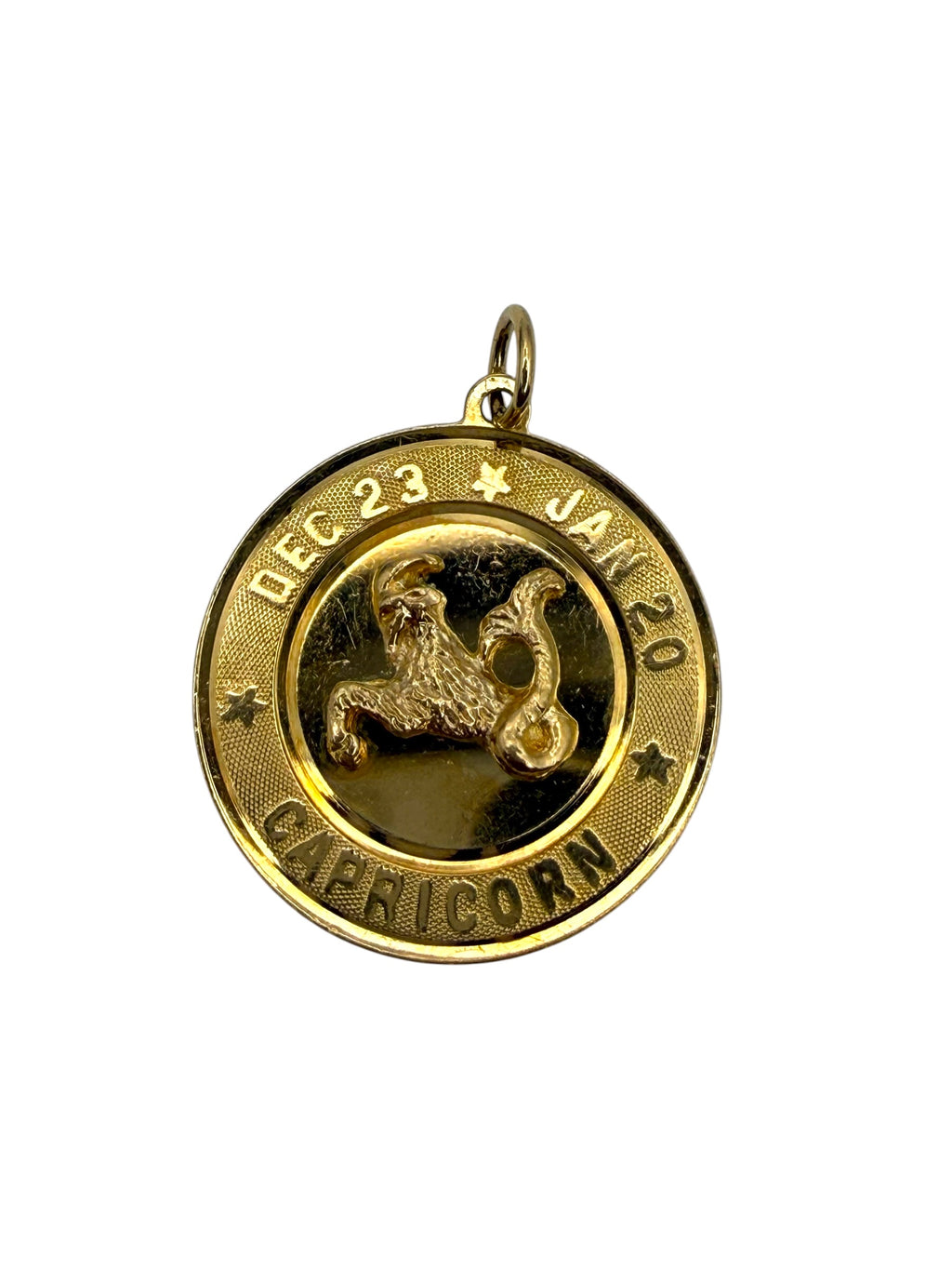14k Capricorn Pendant