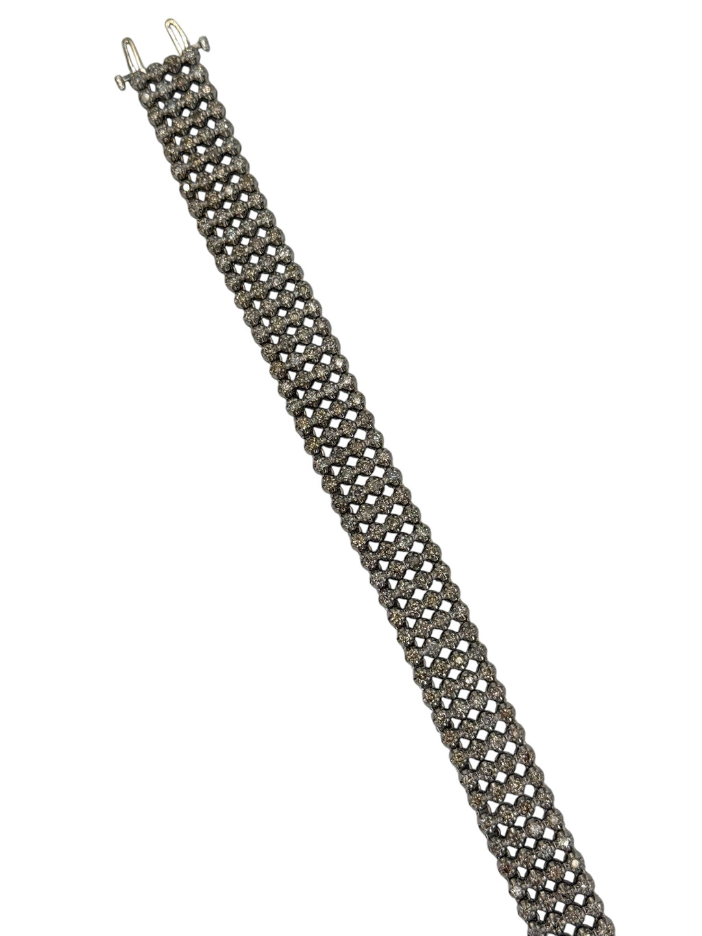 14k Diamond 4-Row Bracelet