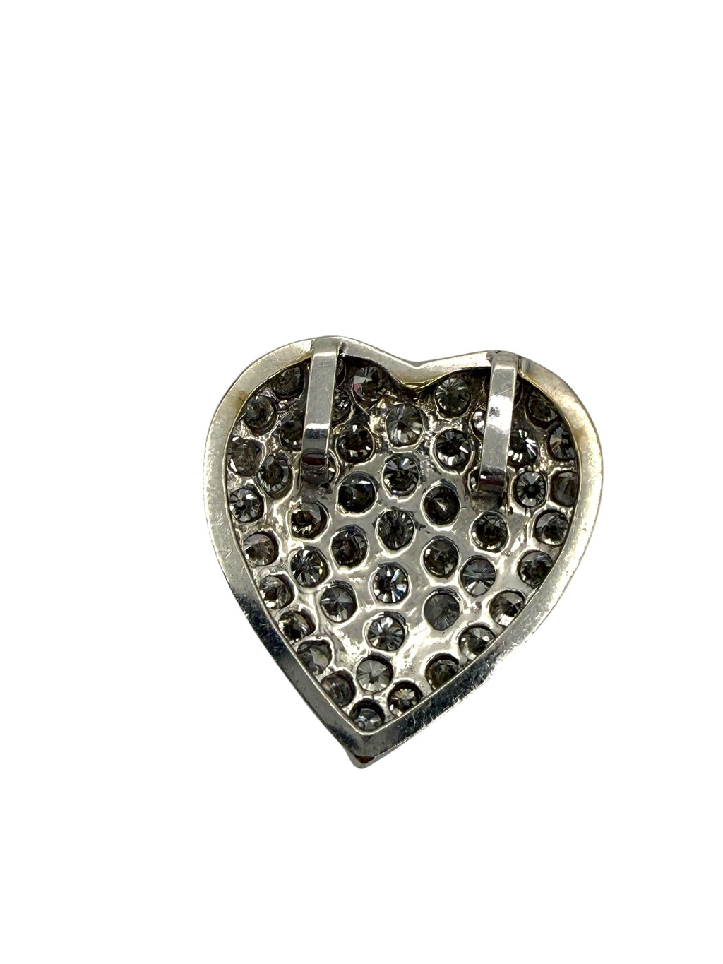 14k Diamond Heart Slide Pendant