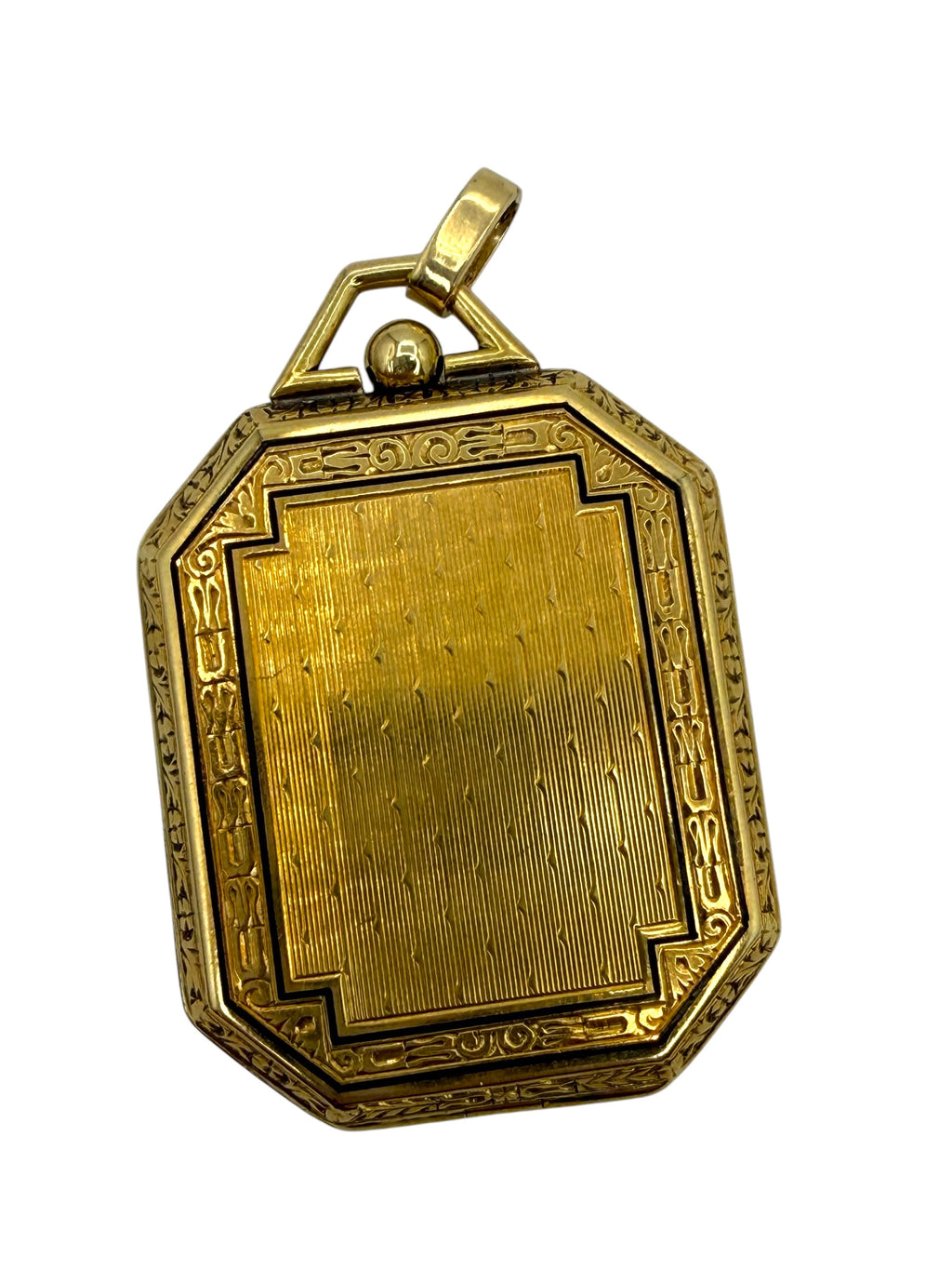 14k Edwardian Enamel Locket
