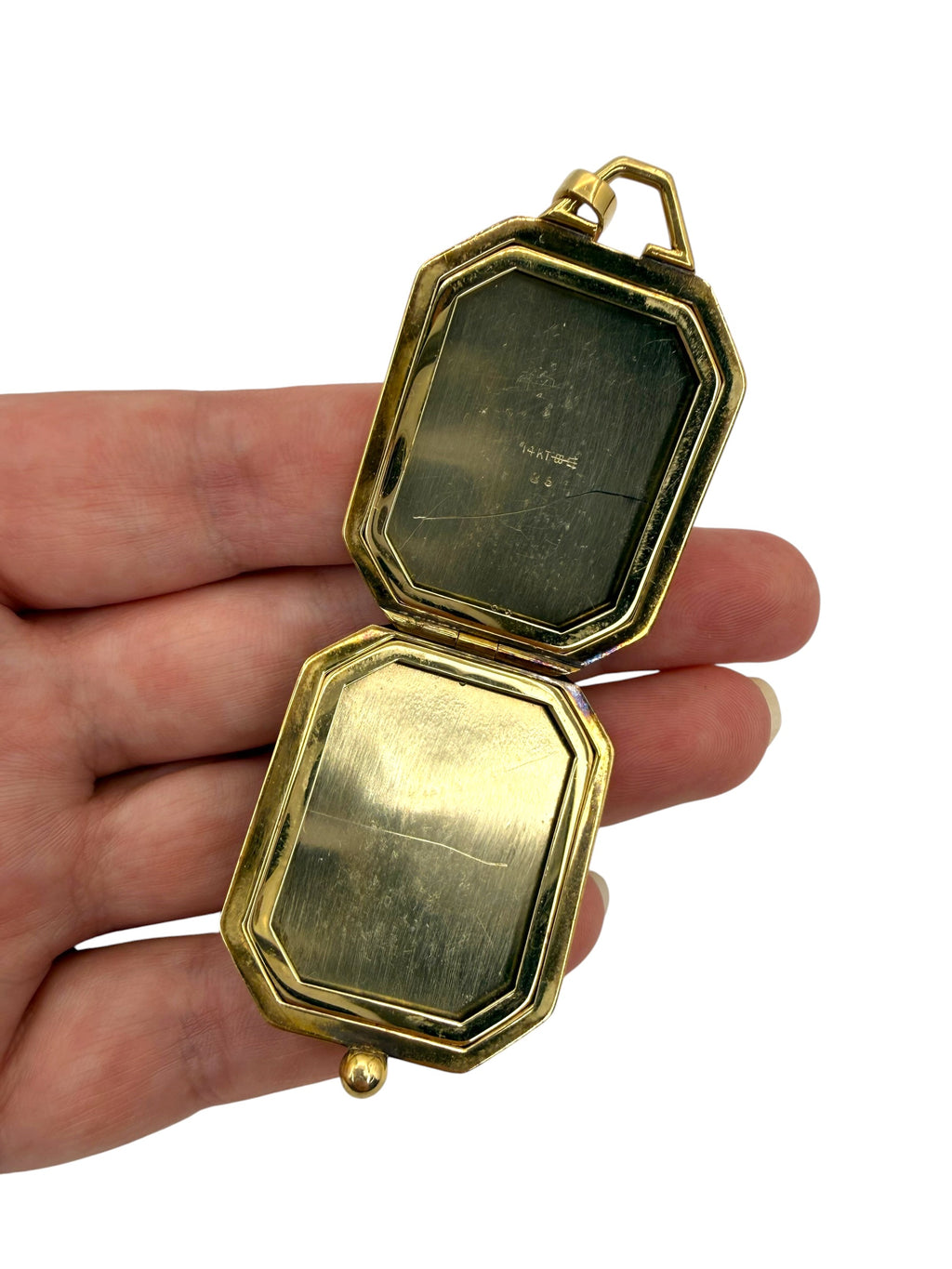 14k Edwardian Enamel Locket