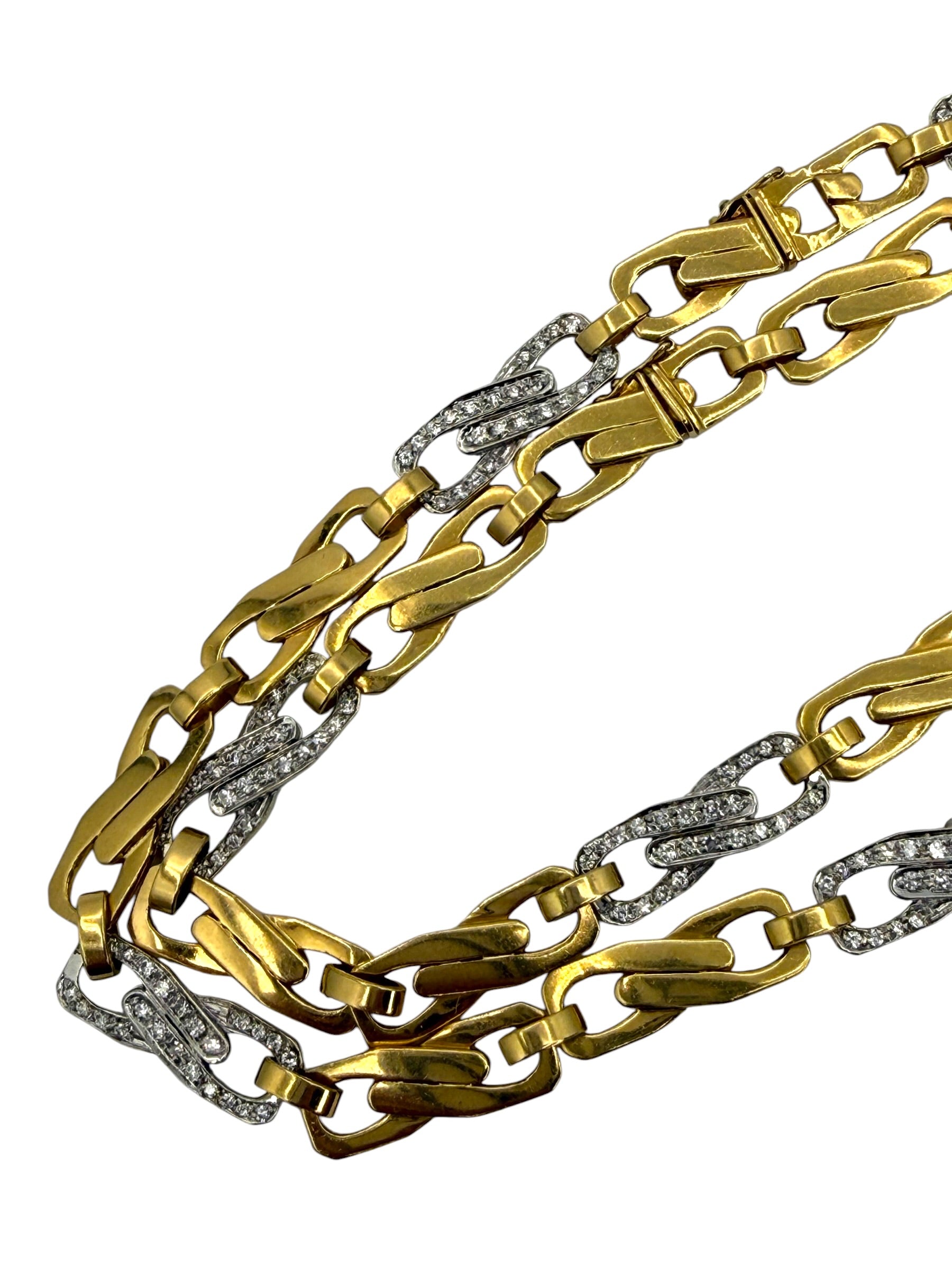 18k Carlo Weingrill Diamond Necklace Set