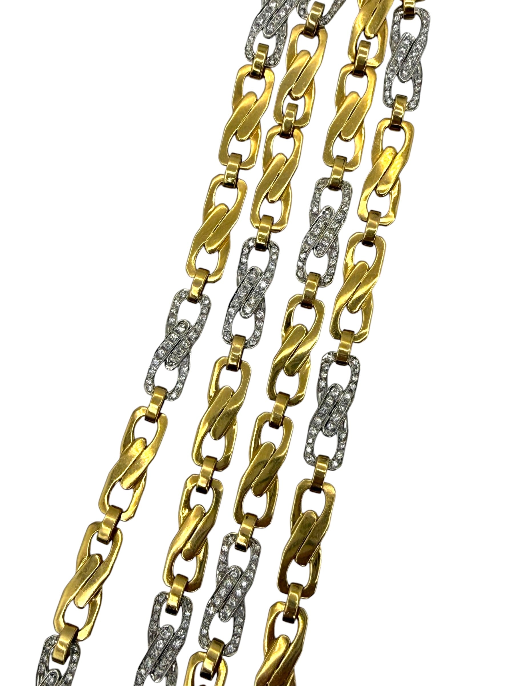 18k Carlo Weingrill Diamond Necklace Set