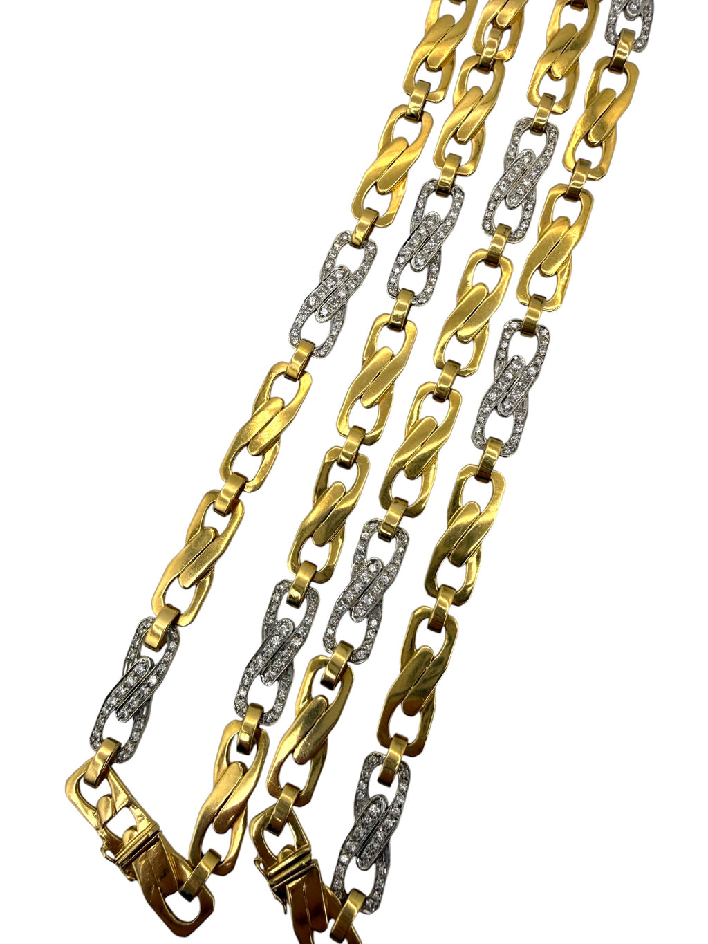 18k Carlo Weingrill Diamond Necklace Set