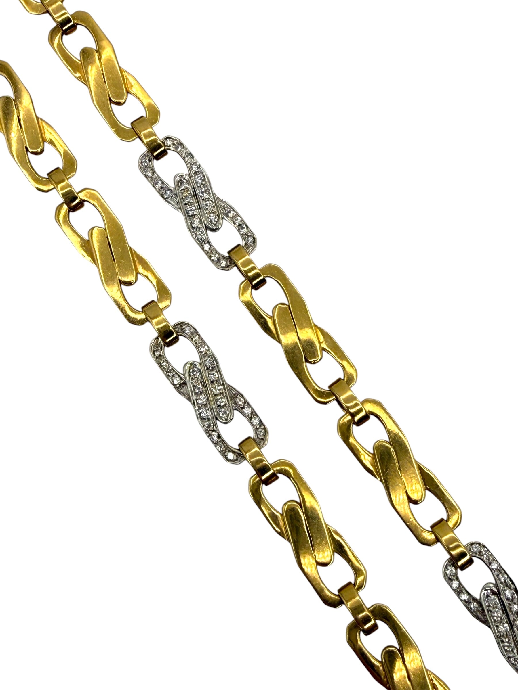 18k Carlo Weingrill Diamond Necklace Set