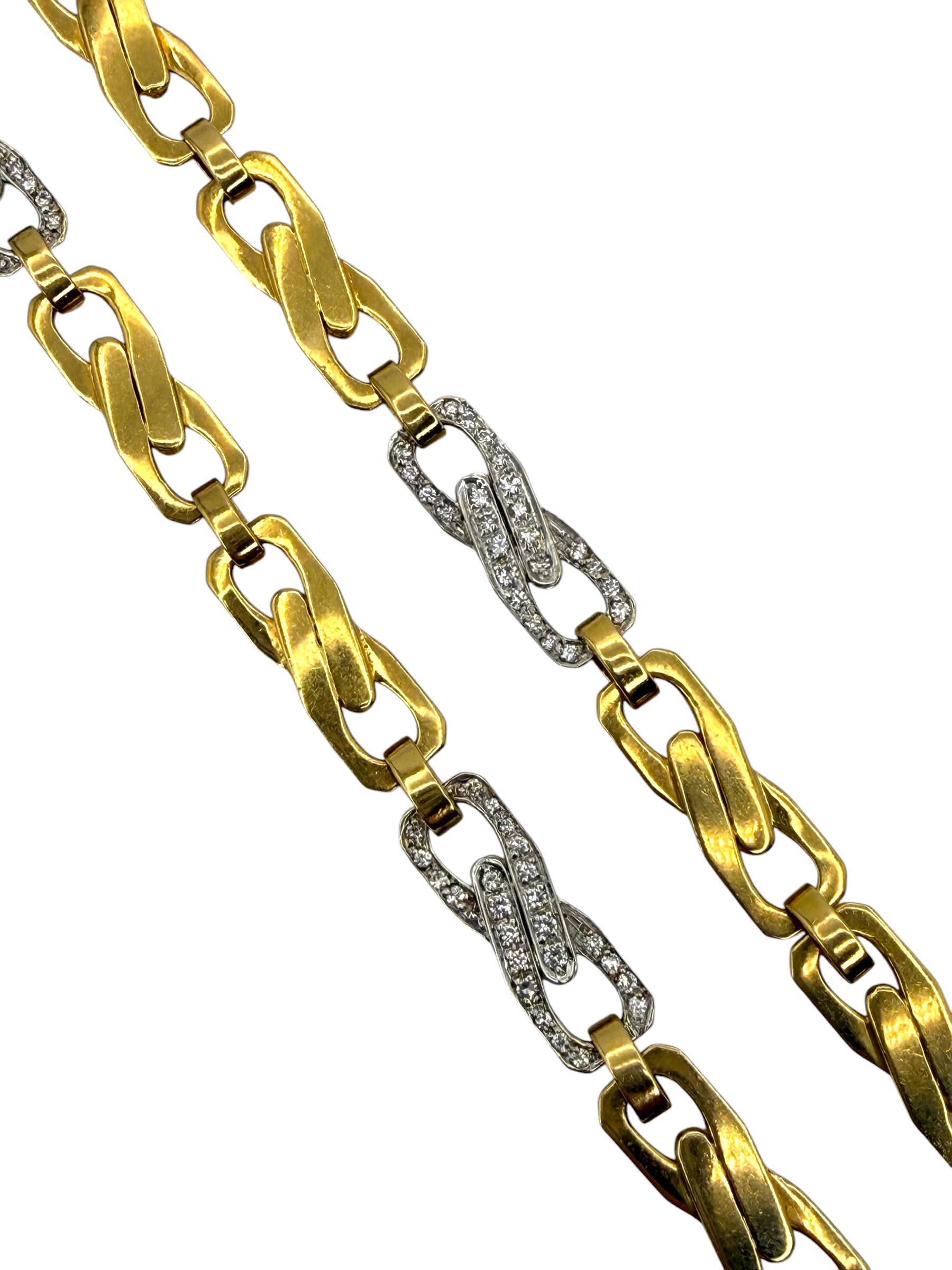 18k Carlo Weingrill Diamond Necklace Set