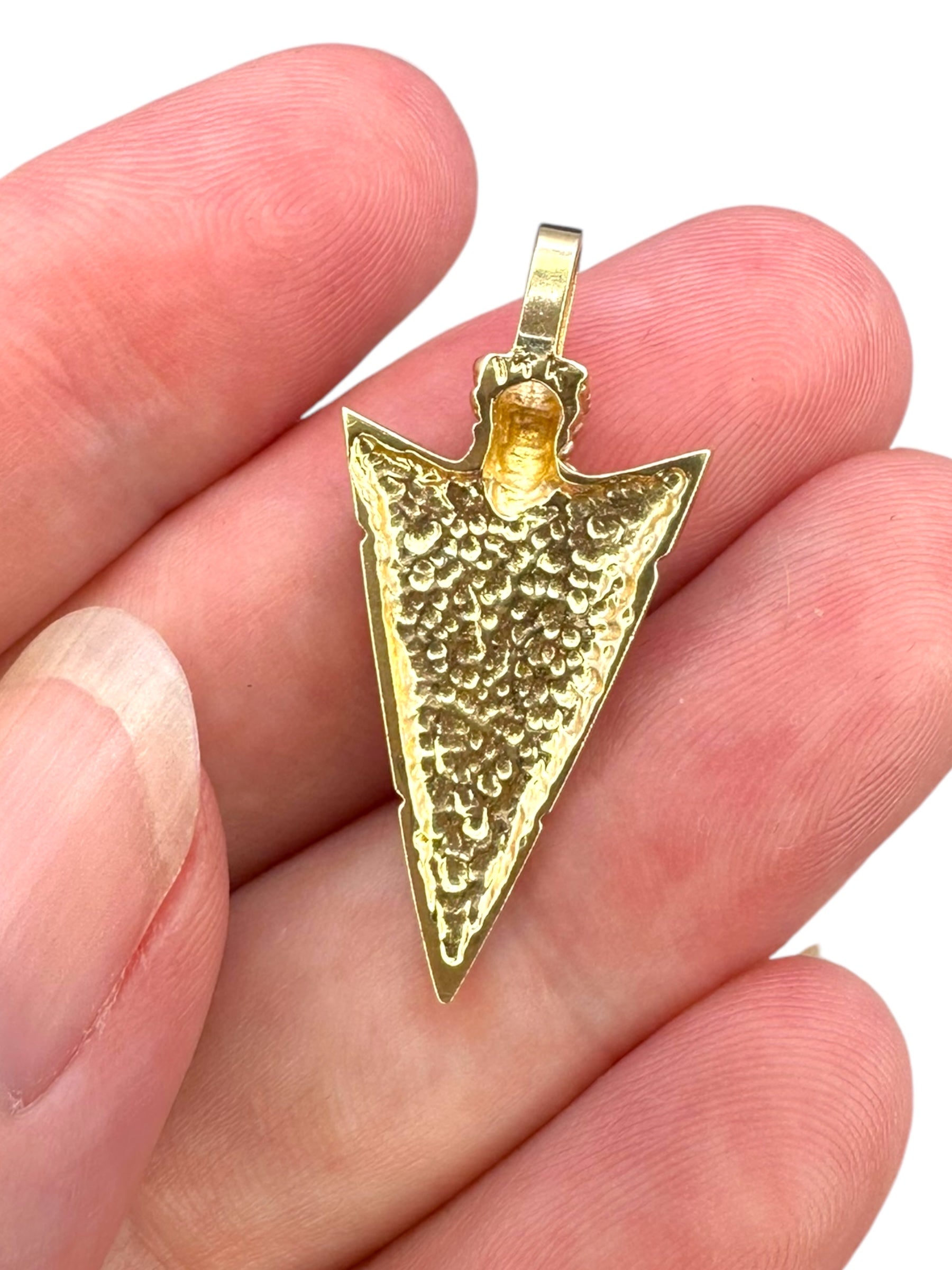 14k Arrowhead Pendant