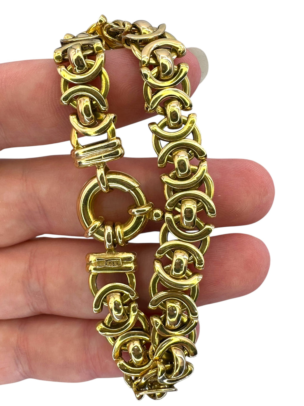 14k Byzantine Link Bracelet