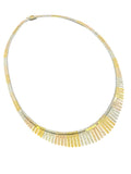 18k Tri-tone Gold Cleopatra Necklace