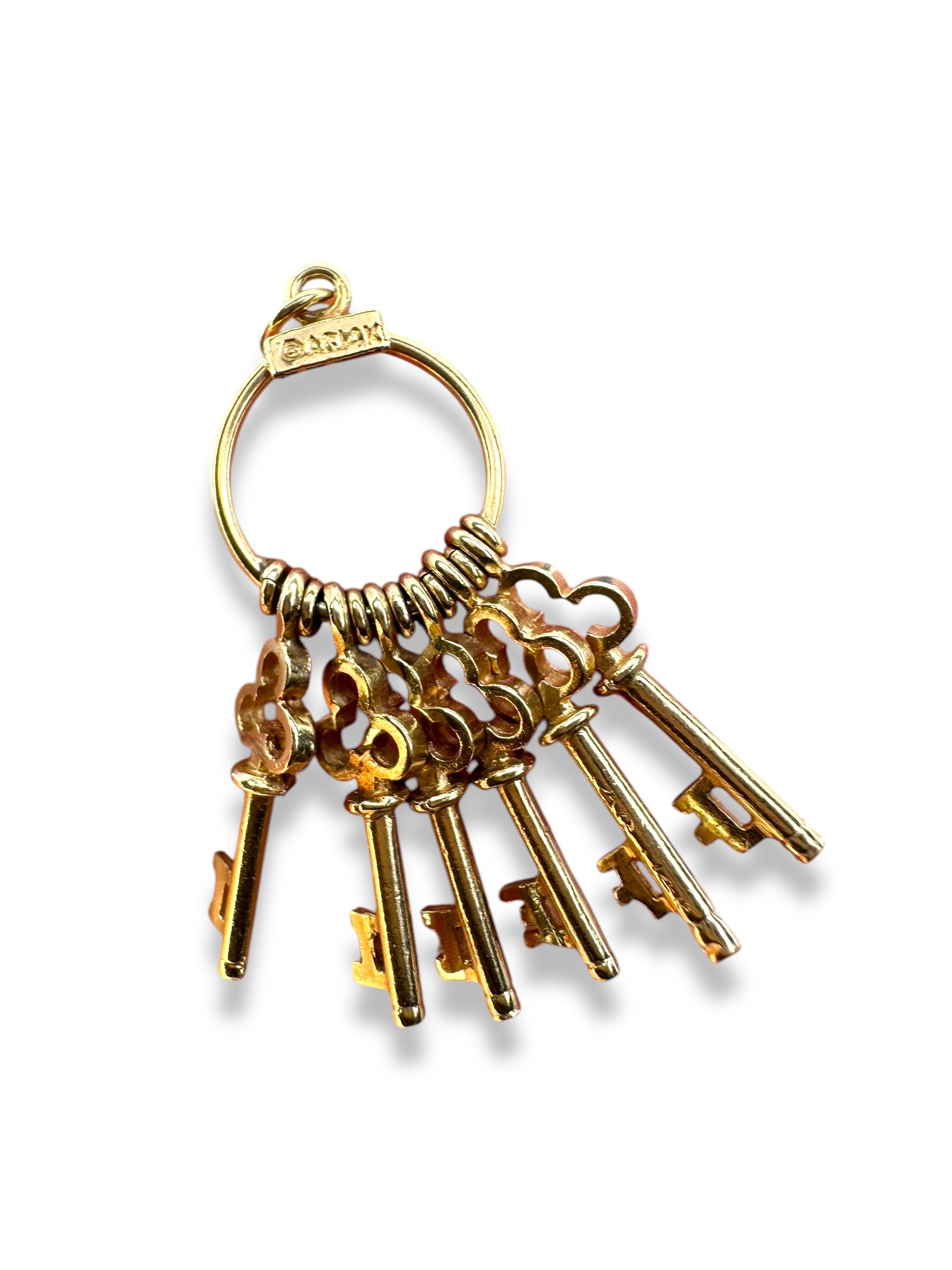 14k Keys Pendant