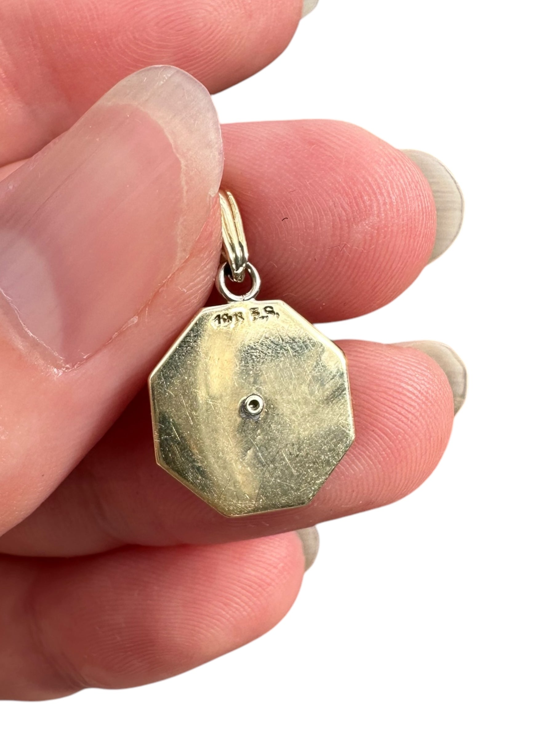 14k BPOE Elk Pendant