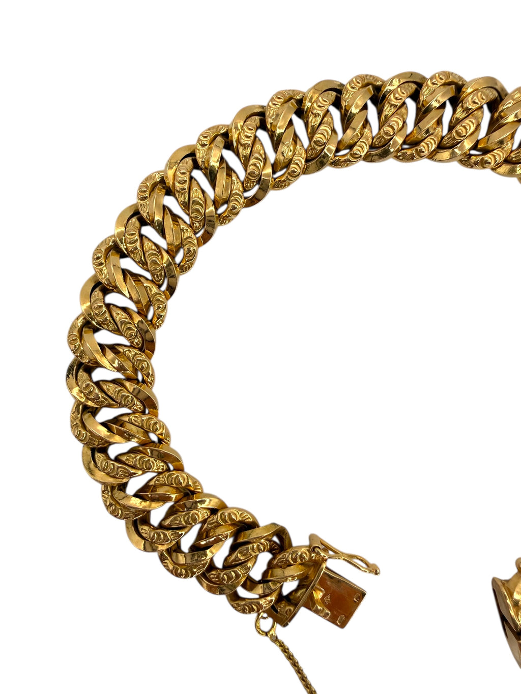 18k Twisted Curb Bracelet
