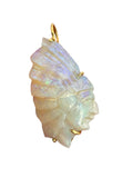 14k Indian Head Opal Pendant