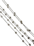 14k Diamond Station Necklace