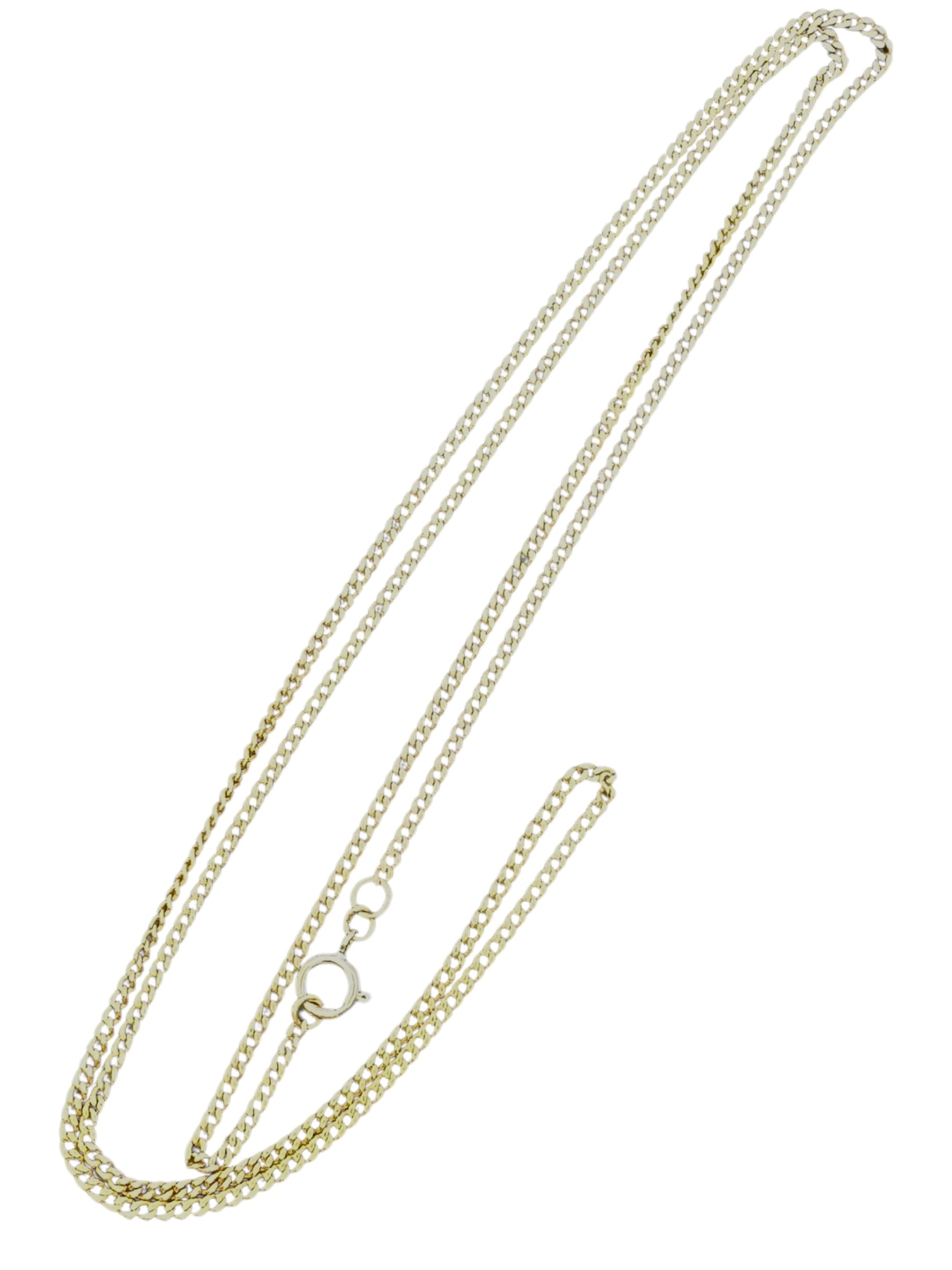 18k Yellow Gold Curb Chain
