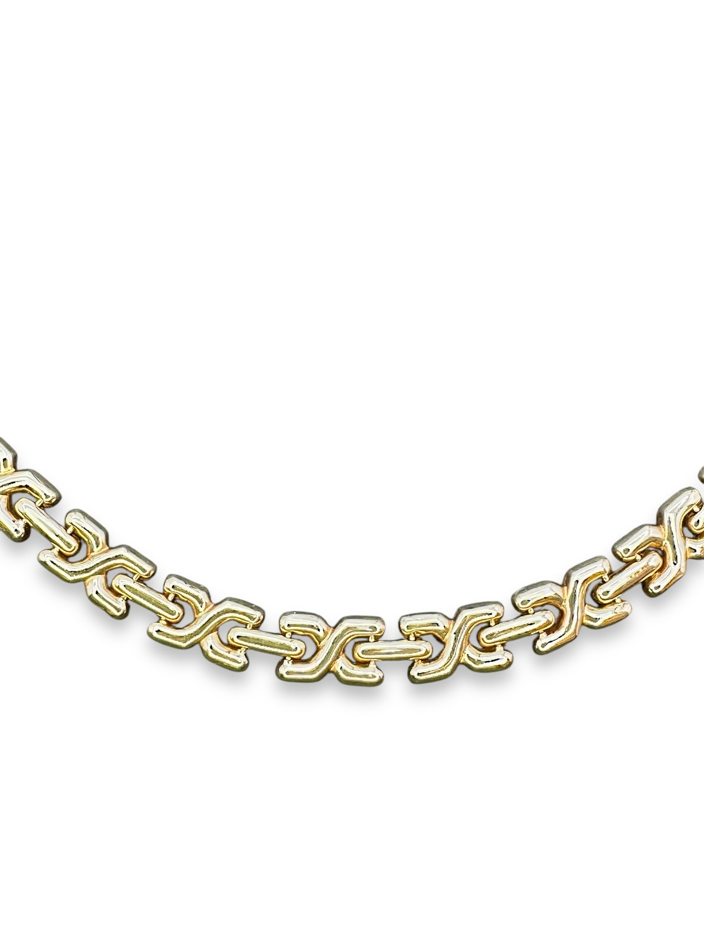 14k X Link Collar Necklace
