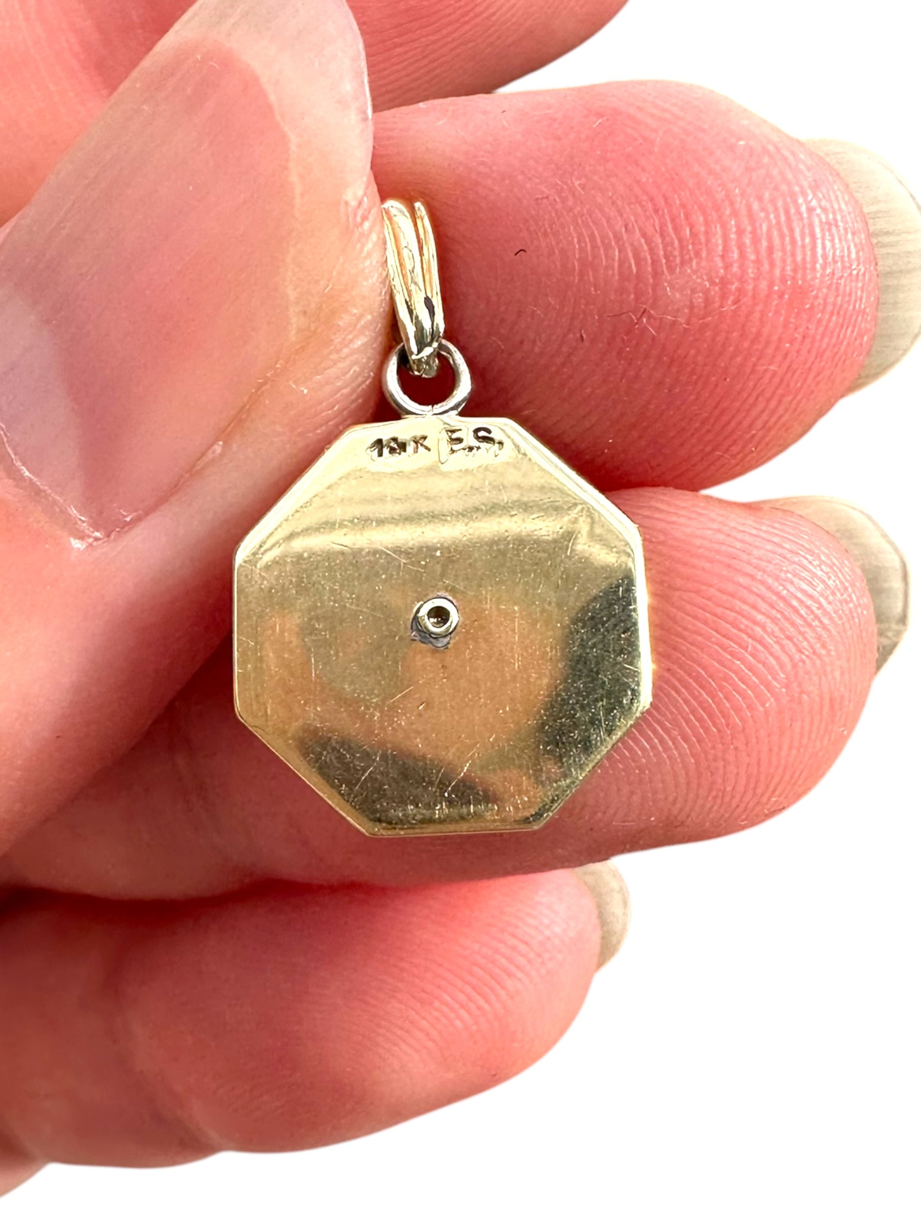 14k BPOE Elk Pendant