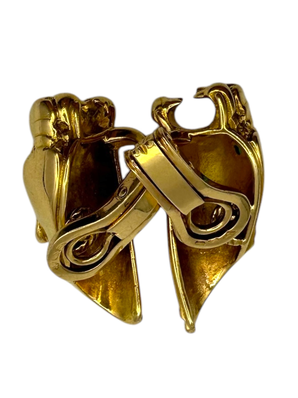 18k Panther Clip Earrings
