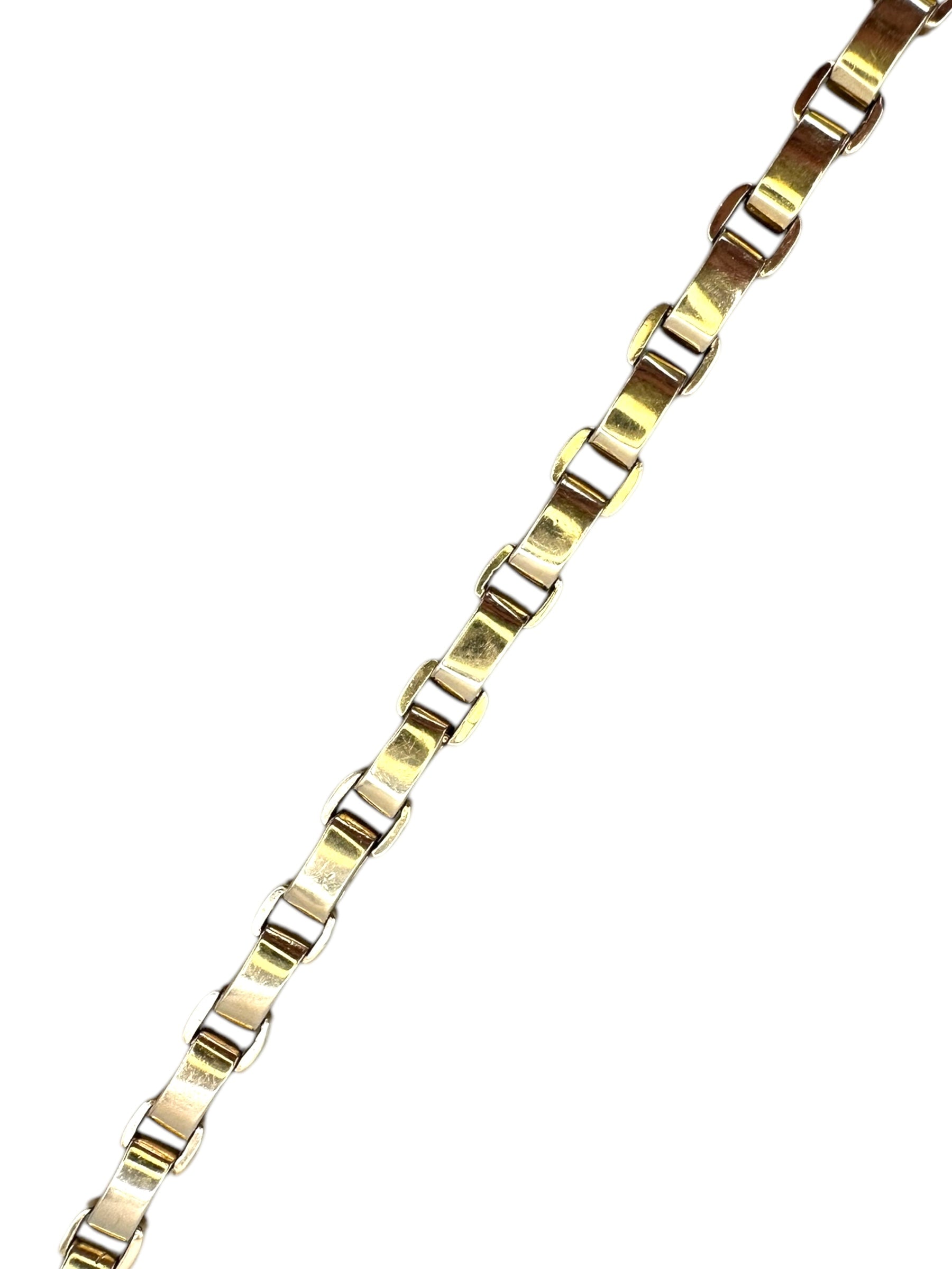 14k Diamond Chunky Chain Bracelet