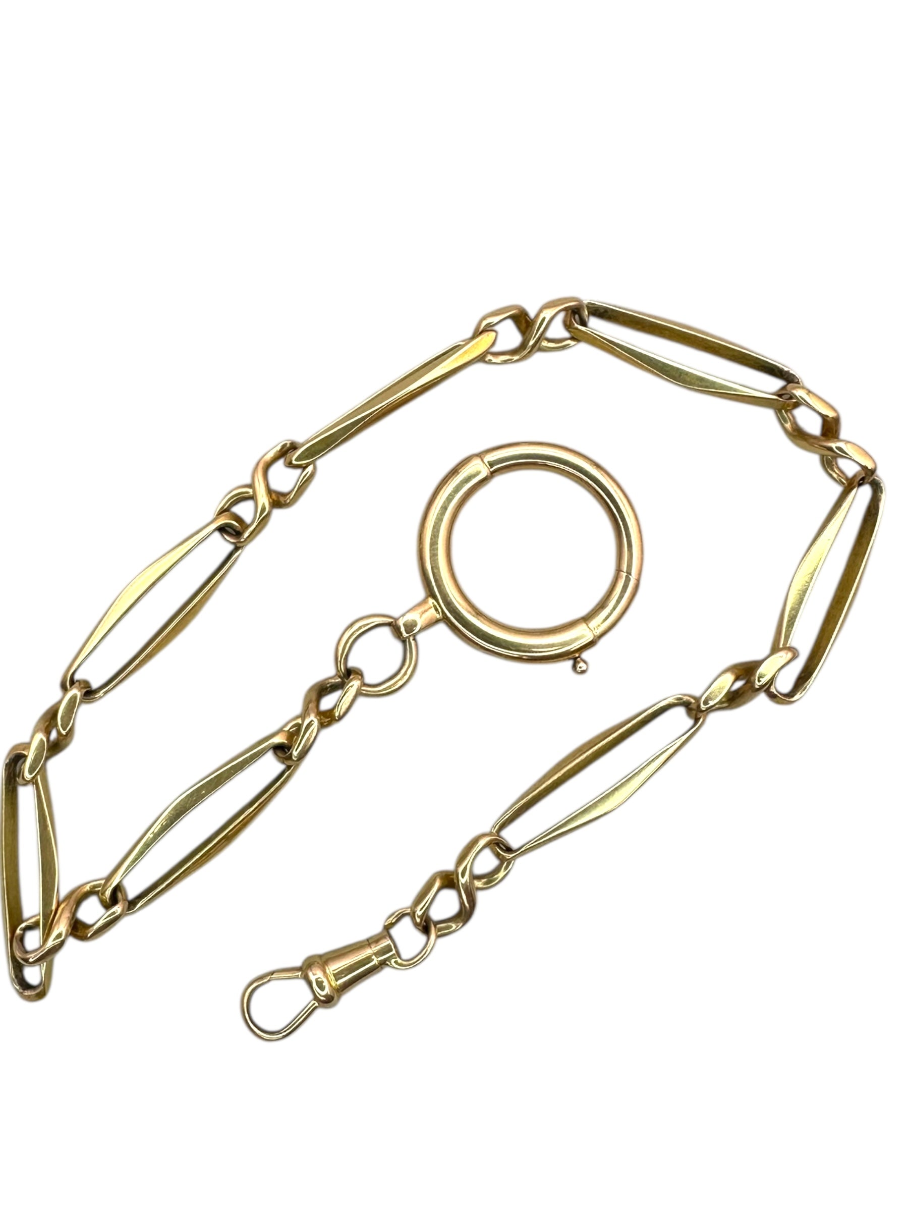18k Open Link Watch Chain
