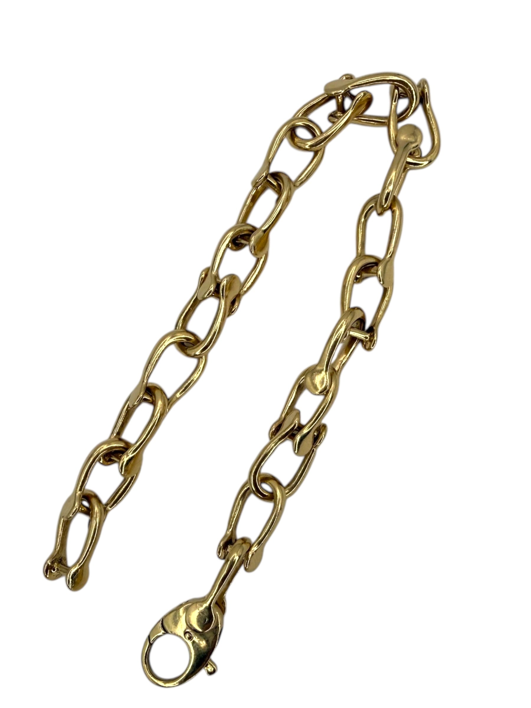 14k Shackle Link Bracelet