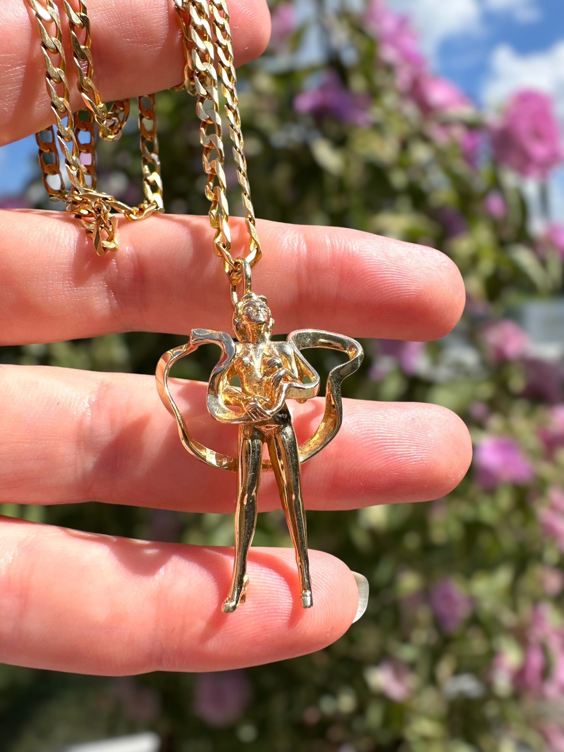 14k Marilyn Monroe Pendant